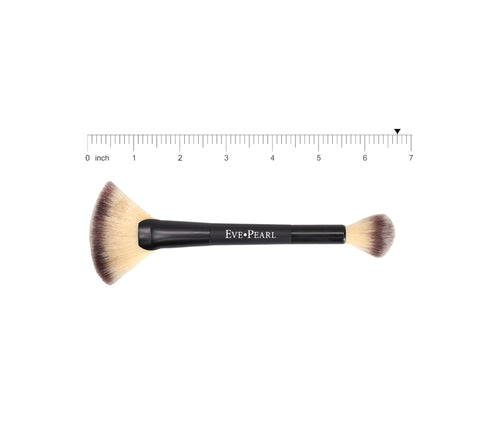 EVE PEARL 204 MicroSilk™ Dual Fan Highlighter Brush EVE PEARL 204 MicroSilk™ Dual Fan Highlighter Brush