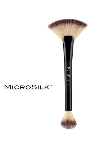 EVE PEARL 204 MicroSilk™ Dual Fan Highlighter Brush EVE PEARL 204 MicroSilk™ Dual Fan Highlighter Brush
