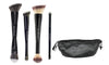 EVE PEARL 5-Pc Deluxe Dual Brush Set w/ Satchel MU Bag