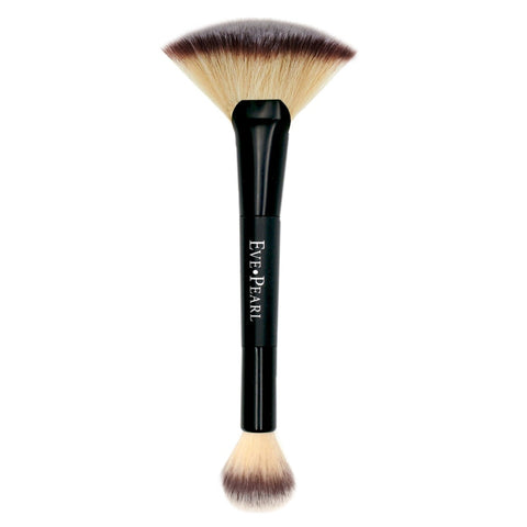 EVE PEARL Blush/Bronzer Trio & 204-Fan Highlighter Brush EVE PEARL Blush/Bronzer Trio & 204-Fan Highlighter Brush