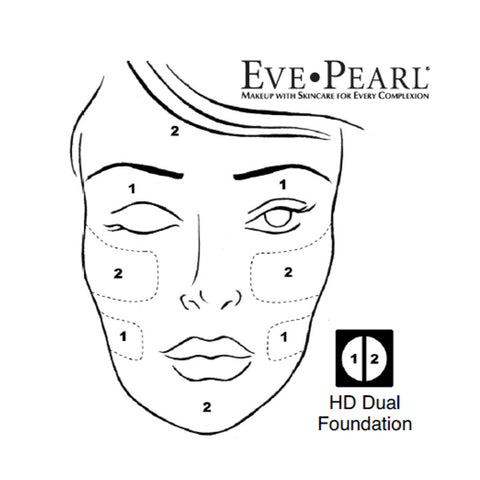 EVE PEARL HD 50:50 Dual Foundation EVE PEARL HD 50:50 Dual Foundation