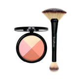EVE PEARL Ultimate Face Compact & 204 Fan Highlighter Brush - Timeless