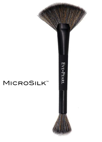 EVE PEARL B204 MicroSilk™ Dual Fan Highlighter Brush