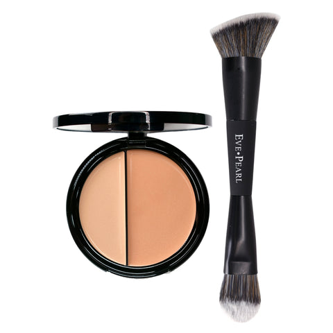 EVE PEARL HD Dual Foundation & 201 Contour Blender Brush