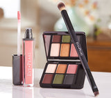 EVE PEARL Ultimate Eye Palette with Lip Gloss & Dual Brush