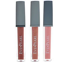 EVE PEARL Lip Gloss Trio - Sheer Nudes & Pearlicious