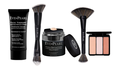 EVE PEARL  5-Pc Face Cream, Liquid Foundation and Cheek Set