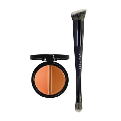 EVE PEARL Dual Salmon Concealer & 202 Concealer Blender Brush