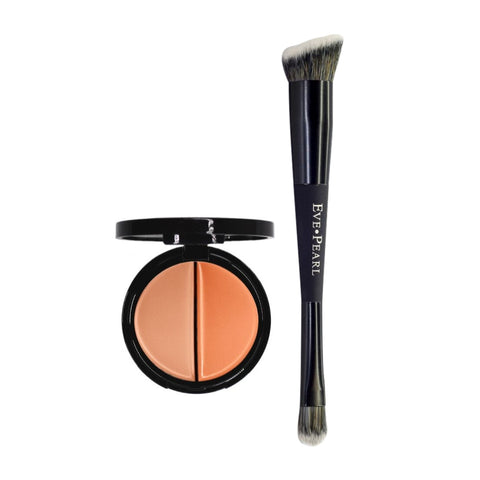 EVE PEARL Dual Salmon Concealer & 202 Concealer Blender Brush