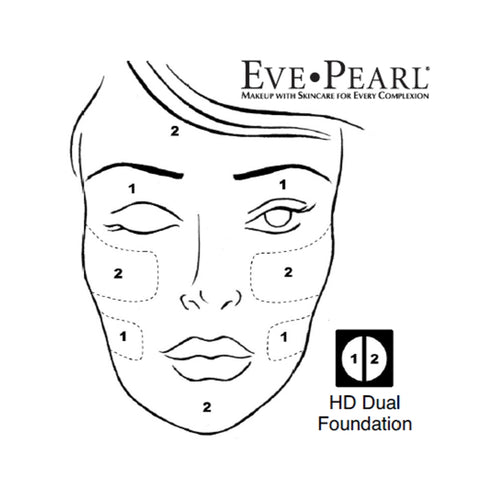 EVE PEARL HD 50:50 Dual Foundation