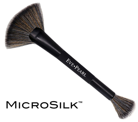 EVE PEARL B204 MicroSilk™ Dual Fan Highlighter Brush
