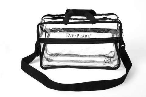 EVE PEARL PRO Clear Travel Makeup Bag-Large – EVE PEARL GreatFaces