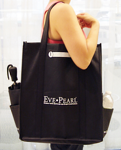 Large Non-Woven Tote Bag w/Side Pockets – EVE PEARL GreatFaces